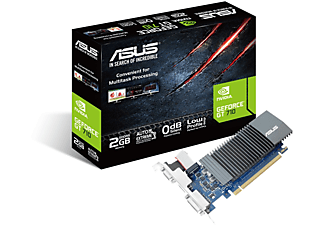 ASUS Grafikkarte GeForce GT 710 Silent 2GB (GT710-SL-2GD5-BRK)