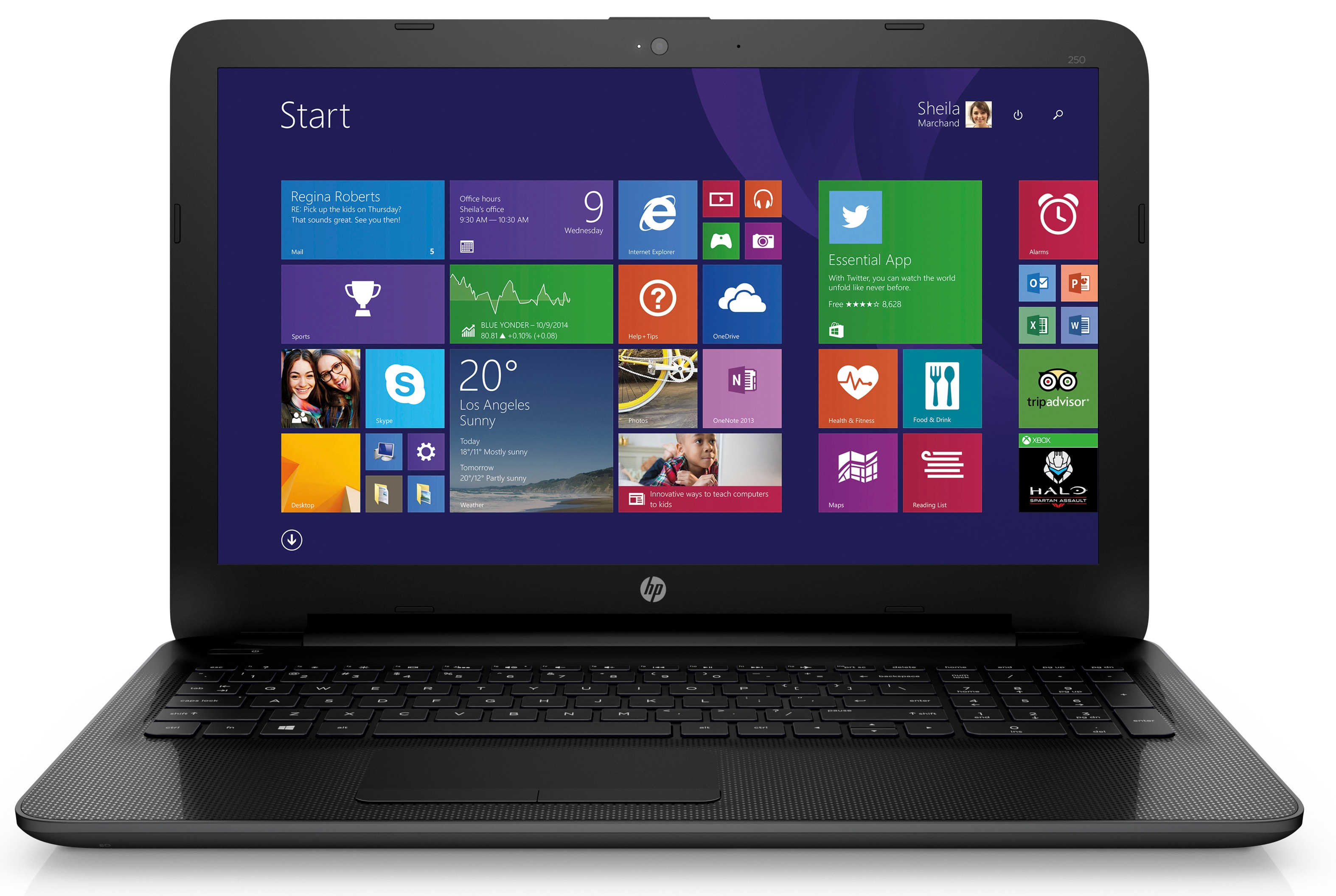 HP 250 G4 (T6N65EA) Notebook, Intel® Core™ i5-5200U Prozessor
(3M Cache, bis zu 2.70 GHz), 4 GB, 500 GB HDD