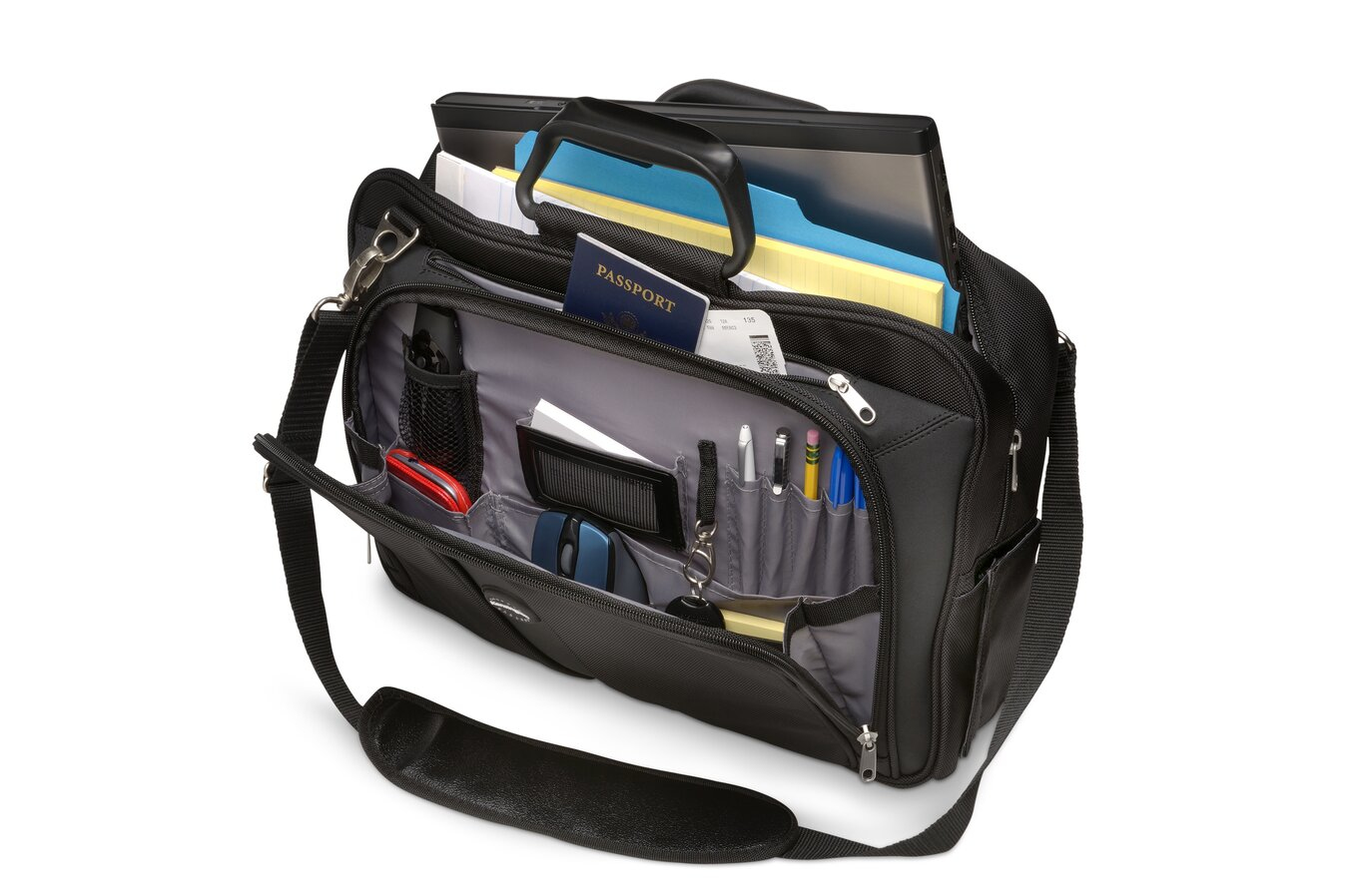 Maletín para portátil - Kensington CONTOURPRO CARRY CASE/NYLON BLK F 17 NB