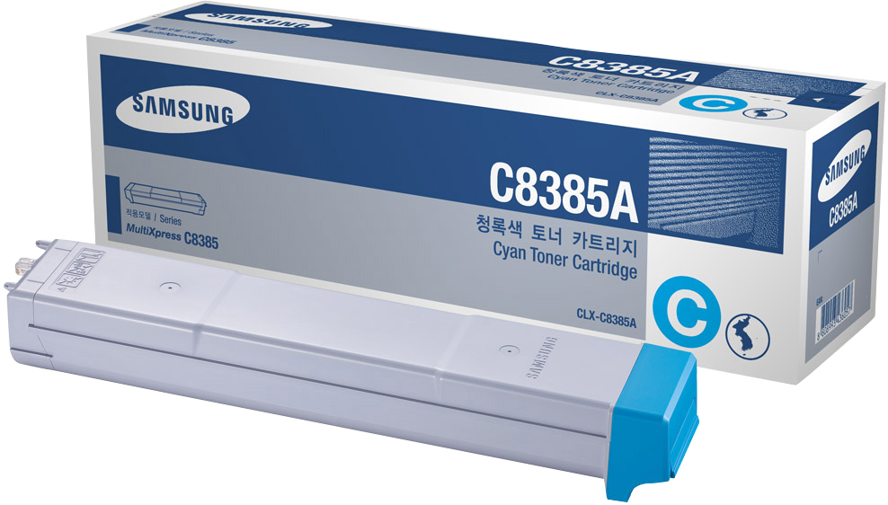 Cartucho láser - Samsung CLX-C8385A, Cian