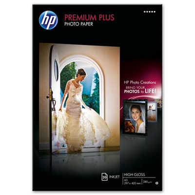 Papel para Impresora - Hp, Premium Plus High-gloss