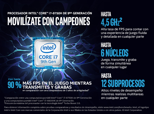 Portátil gaming - HP Gaming Pavilion - 15-dk0018ns, 15" FHD, Intel®Core™ i7-9750H,16GB, 1TB+256GB SSD, GTX1650