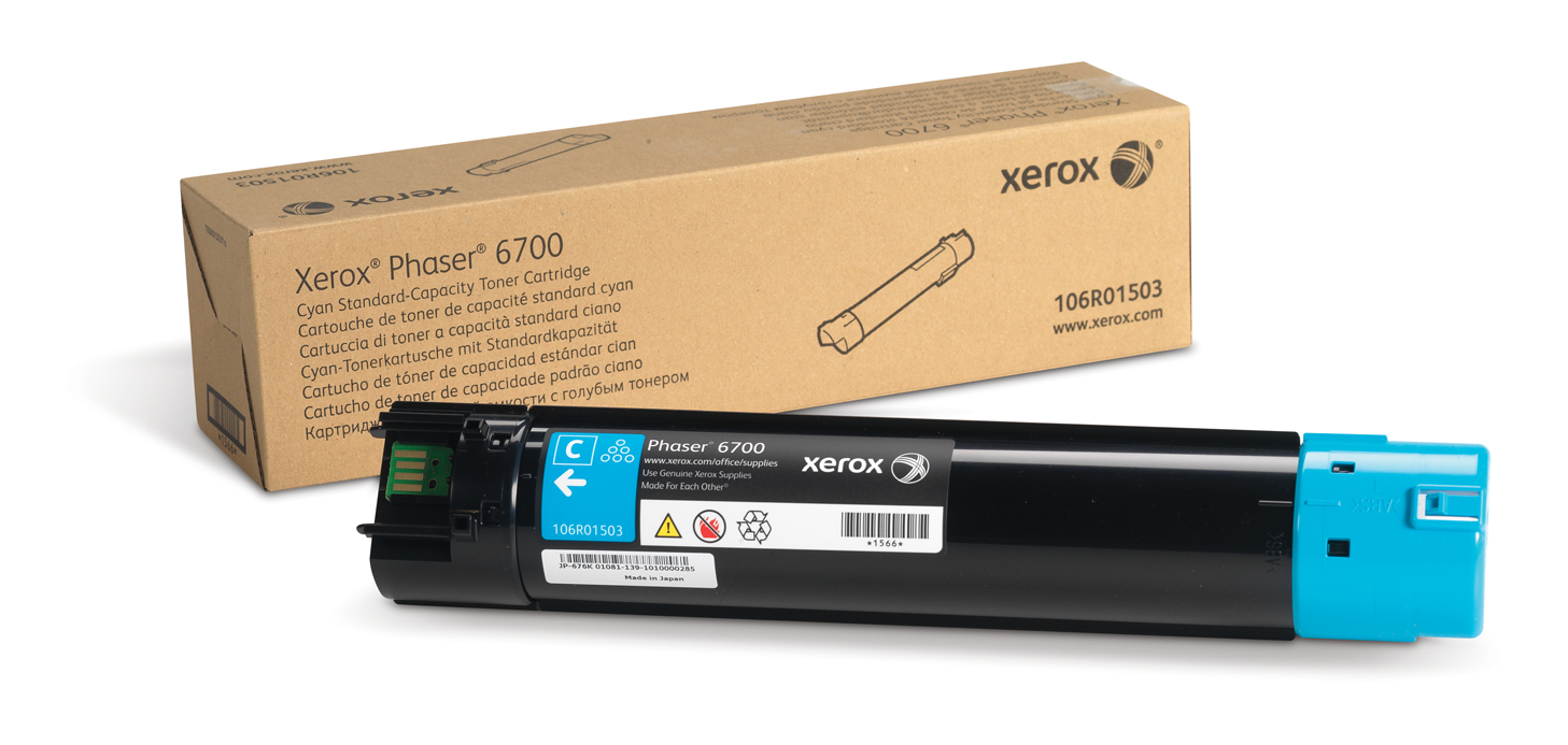 Tóner - Xerox, 106R01503STANDARD CARTRIDGE CYAN F
