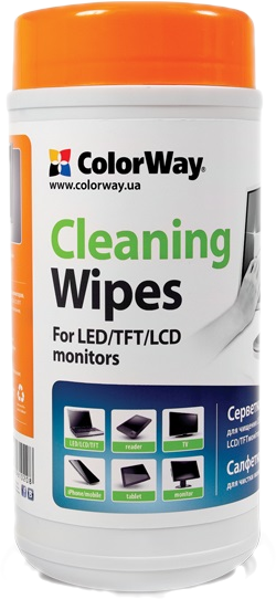 COLORWAY Tisztítószer CW-1071, törlőkendő, 100db