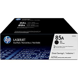 Tóner - HP 85A LaserJet, Combo 2 pack, CE285AD, Negro