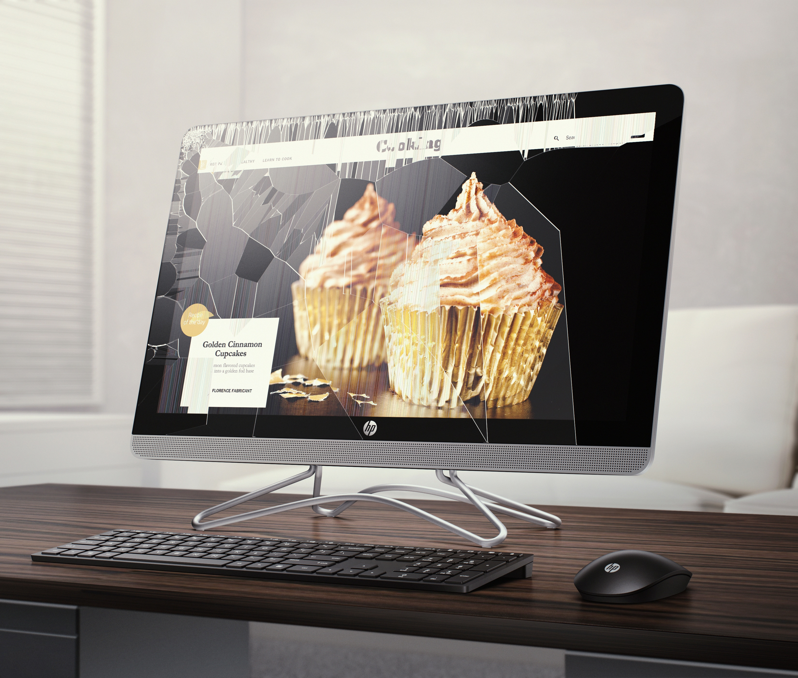All in One - HP 20-c403ns, 19,5" FHD, Intel® Celeron® J4005, 4GB RAM, 1 TB, W10, Blanco nieve