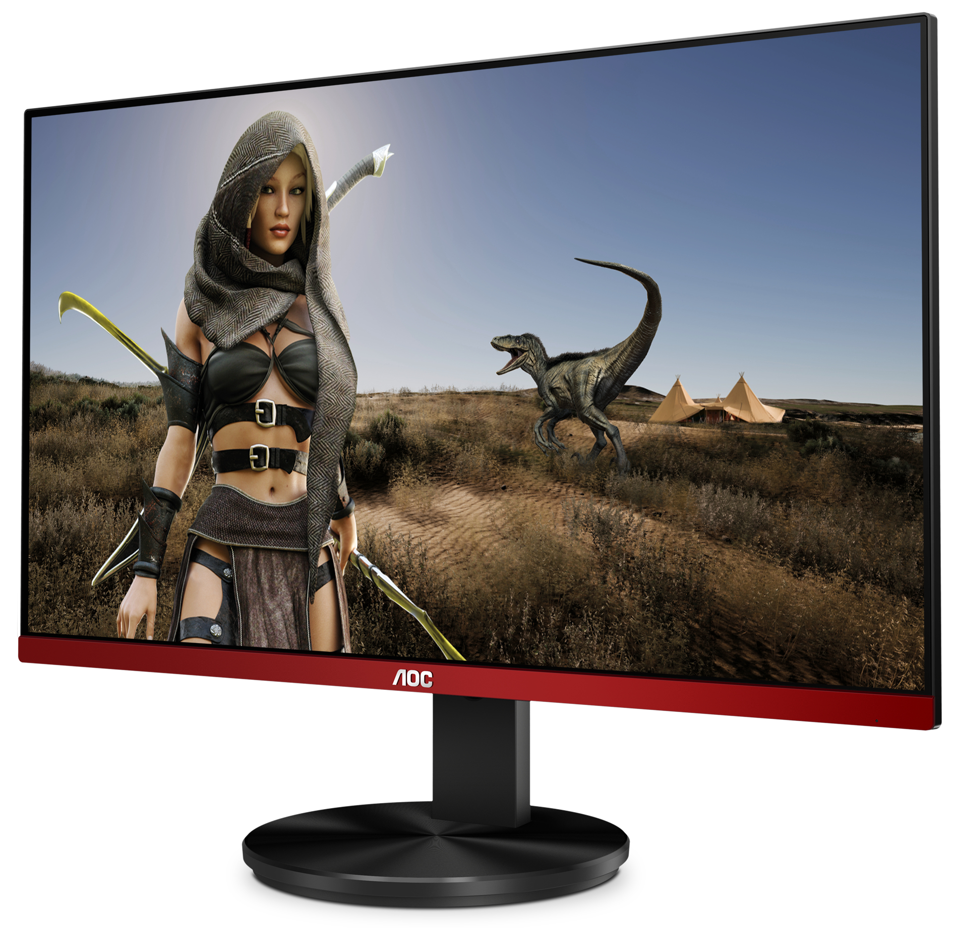 Monitor gaming - AOC G2590FX, 24.5", 144HZ, Full HD 1920X1080, 1ms, 400 cd/m², Freesync, Rojo