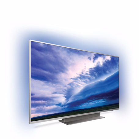 TV LED 55" - Philips 55PUS7504, UHD 4K, HDR 10+, Ambilight 3 lados, Android TV, P5, Barra de sonido