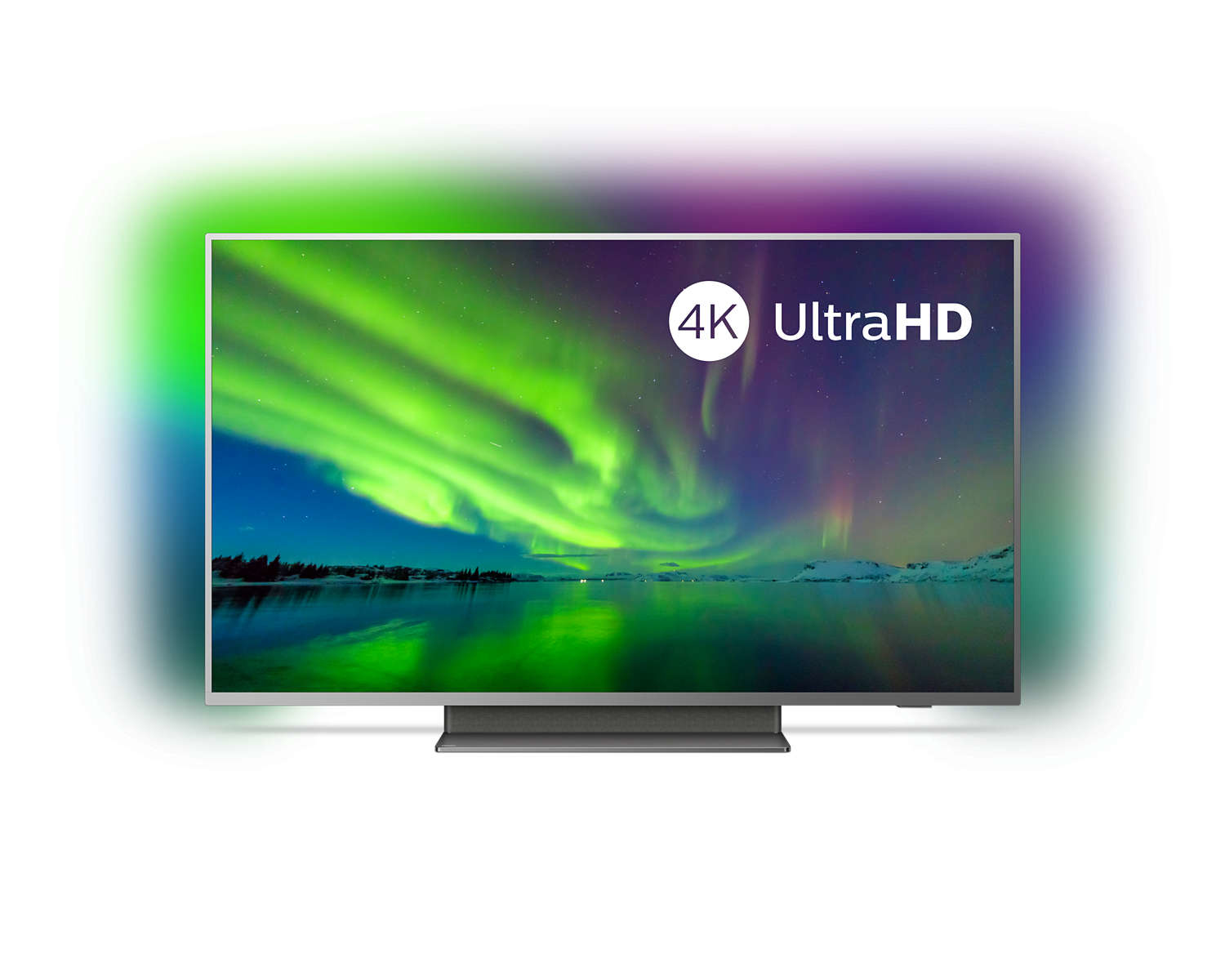 TV LED 50" - Philips 50PUS7504, UHD 4K, HDR 10+, Ambilight 3 lados, Android TV, P5, Barra de sonido