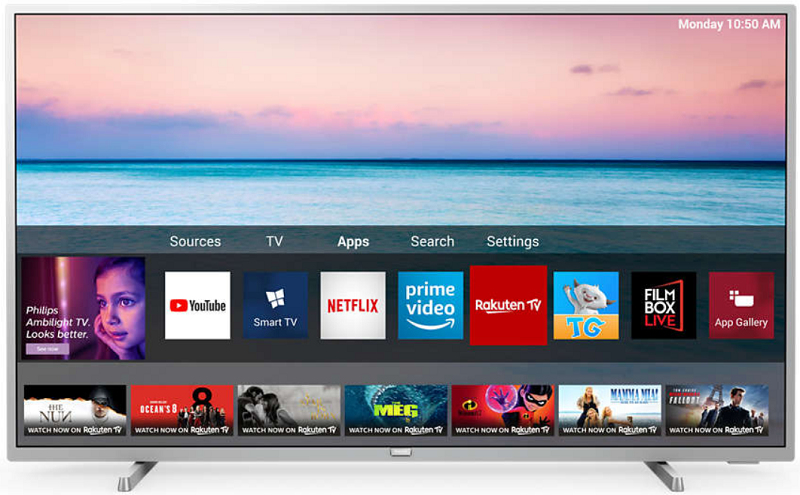 TV LED 55" - Philips 55PUS6554, UHD 4K, 3840x2160, Quad Core, HDMI, USB, Satélite Common Interface, A+