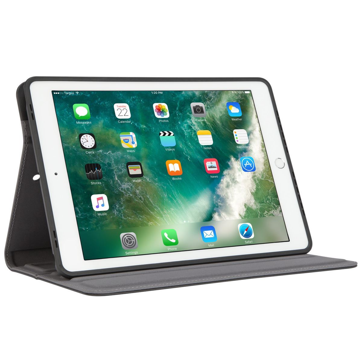Funda VersaVu, para iPad (6e y 5e génération), 9,7" iPad Pro, iPad Air 2, iPad Air, Borgoña