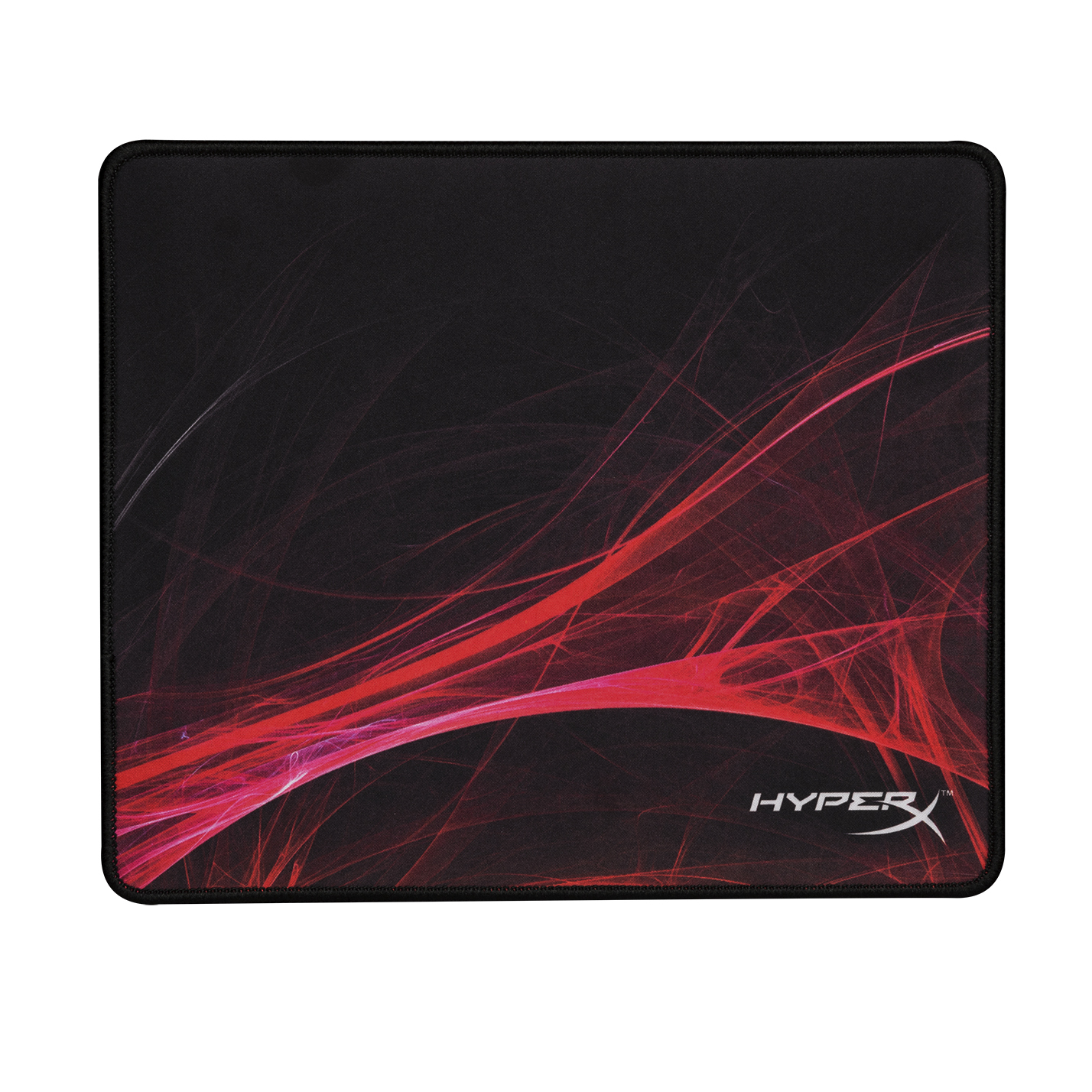 Alfombrilla gaming - HyperX HX-MPFS Fury S, Caucho, 29cm x 24cm, Agarre firme, Bordes cosidos, Negro
