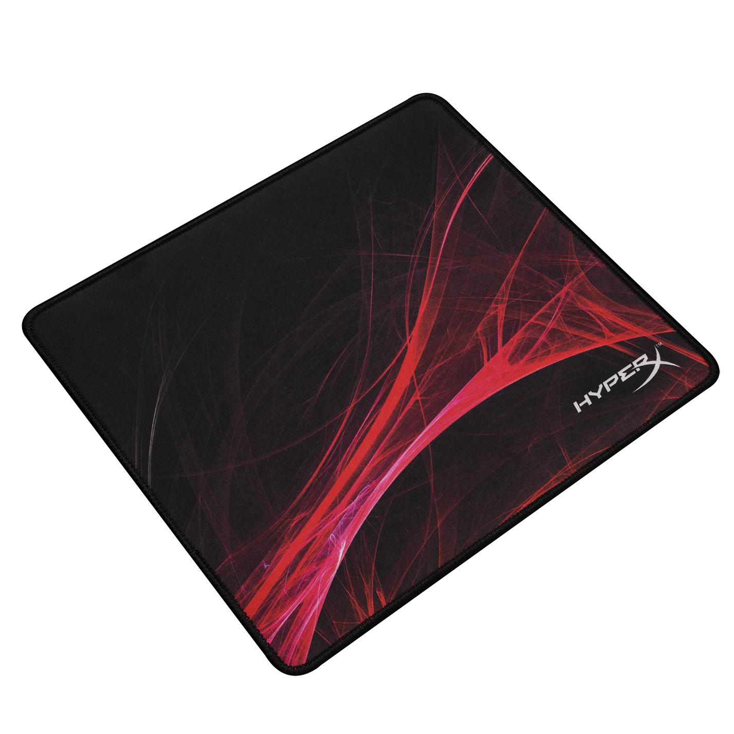 Alfombrilla gaming - HyperX HX-MPFS Fury S, Caucho, 29cm x 24cm, Agarre firme, Bordes cosidos, Negro