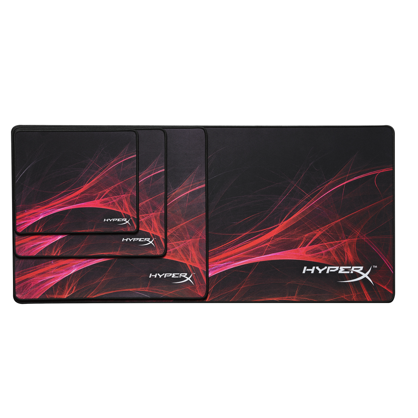 Alfombrilla gaming - HyperX HX-MPFS Fury S, Caucho, 29cm x 24cm, Agarre firme, Bordes cosidos, Negro