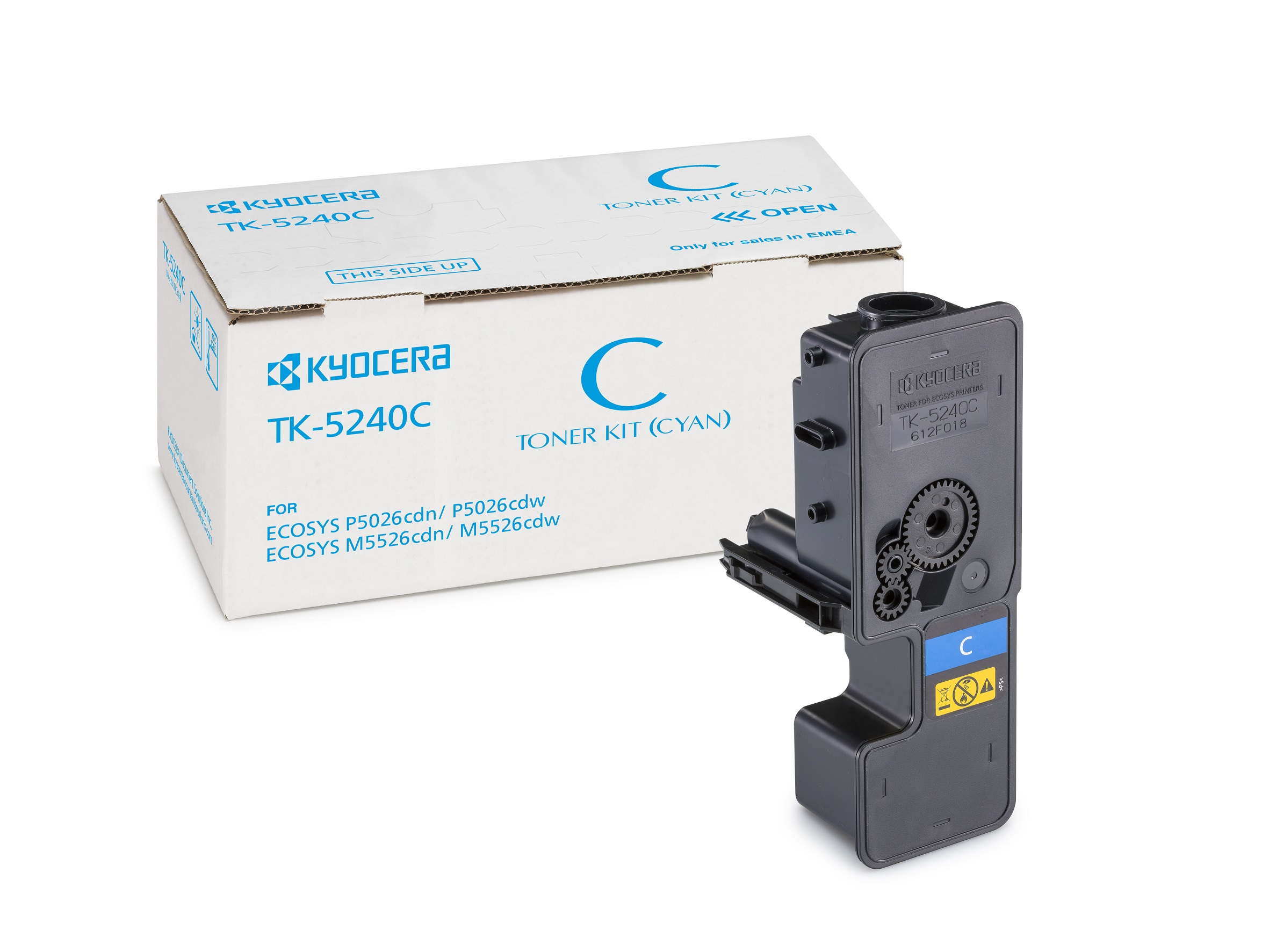 Tóner de láser - KYOCERA TK-5240C, 3000 páginas, cian