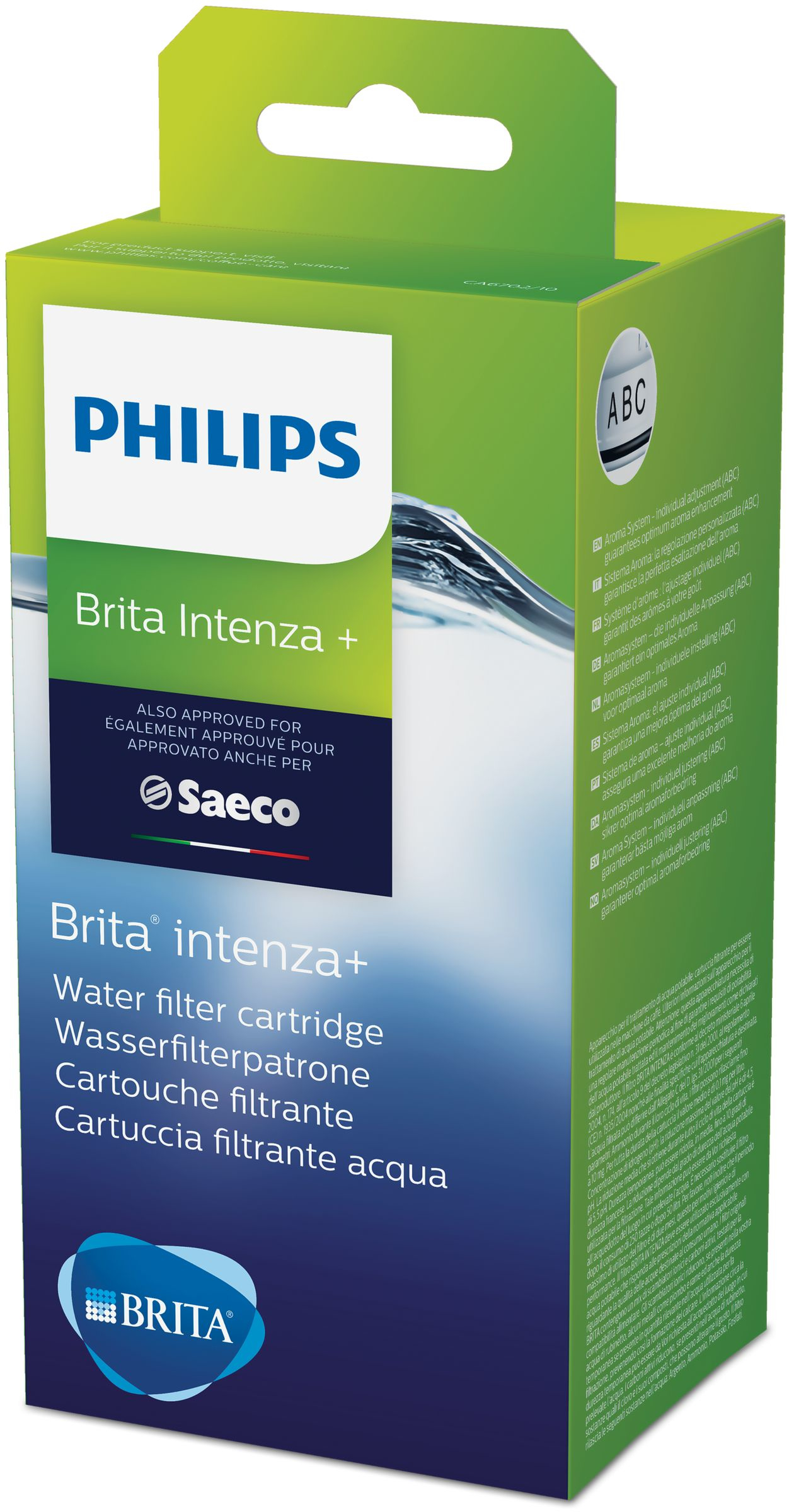 Filtro de agua - Philips CA6702/10 Brita Intenza+