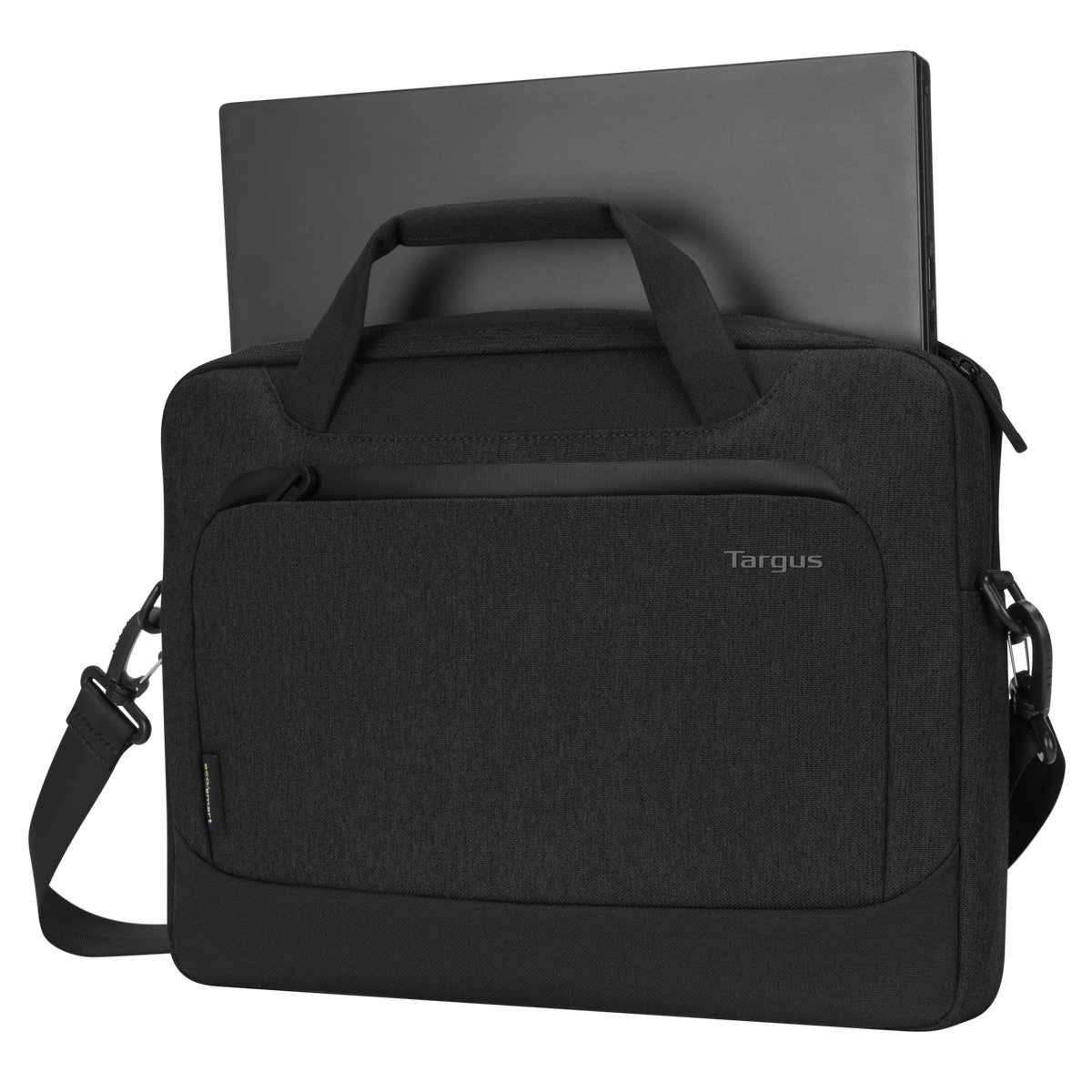 Maletín para portátil - Targus TBS926GL, Para portátil de hasta 14", EcoSmart, Negro