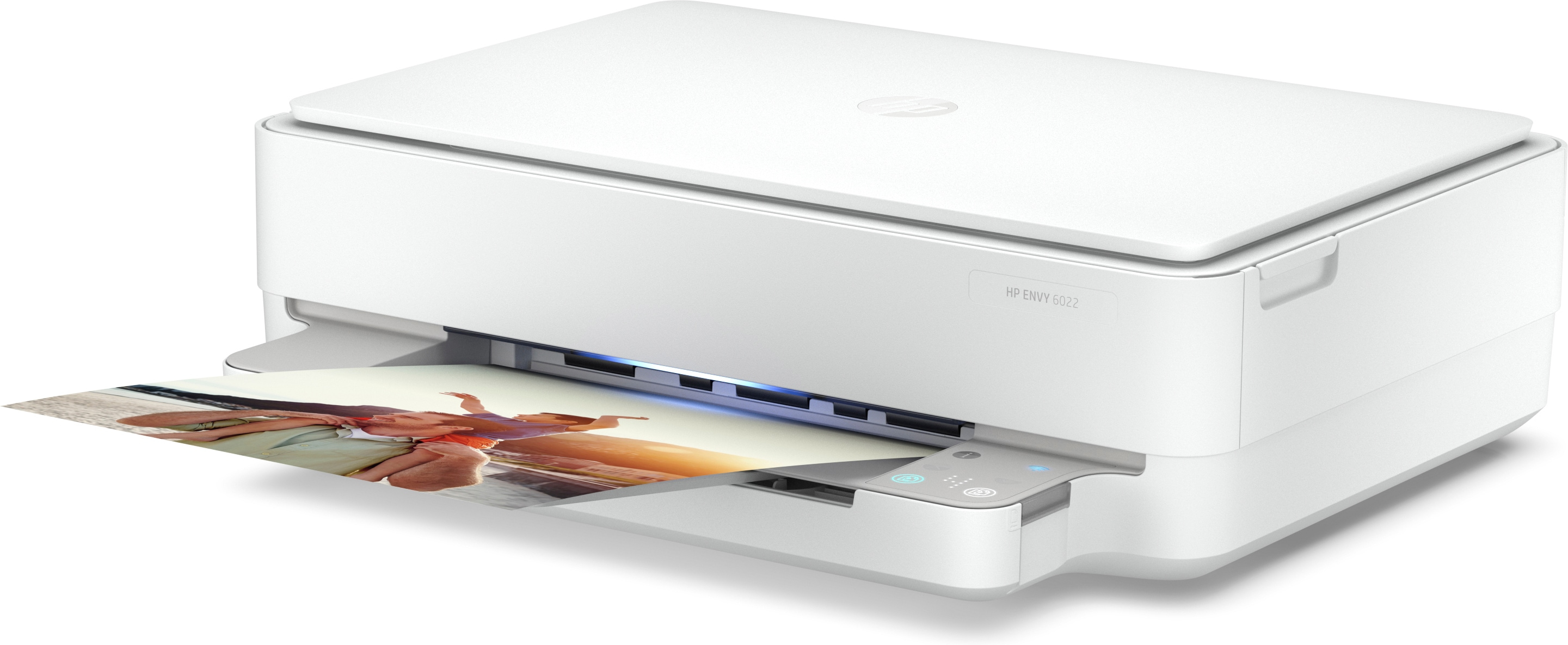 Impresora multifunción - HP Envy 6022, WiFi, 1200 x 1200 ppp, Imprime, copia y escanea, Blanco