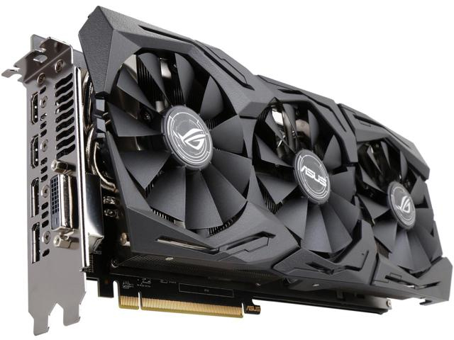 Tarjeta gráfica gaming - ASUS AMD ROG-STRIX-RX580-8G, 8 GB, GDDR5, 1360 MHz