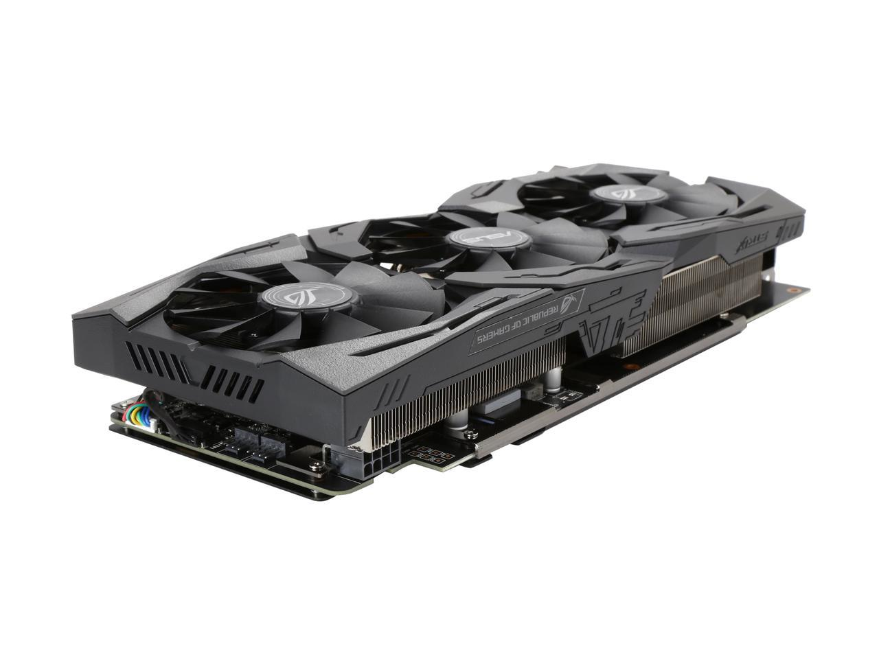 Tarjeta gráfica gaming - ASUS AMD ROG-STRIX-RX580-8G, 8 GB, GDDR5, 1360 MHz