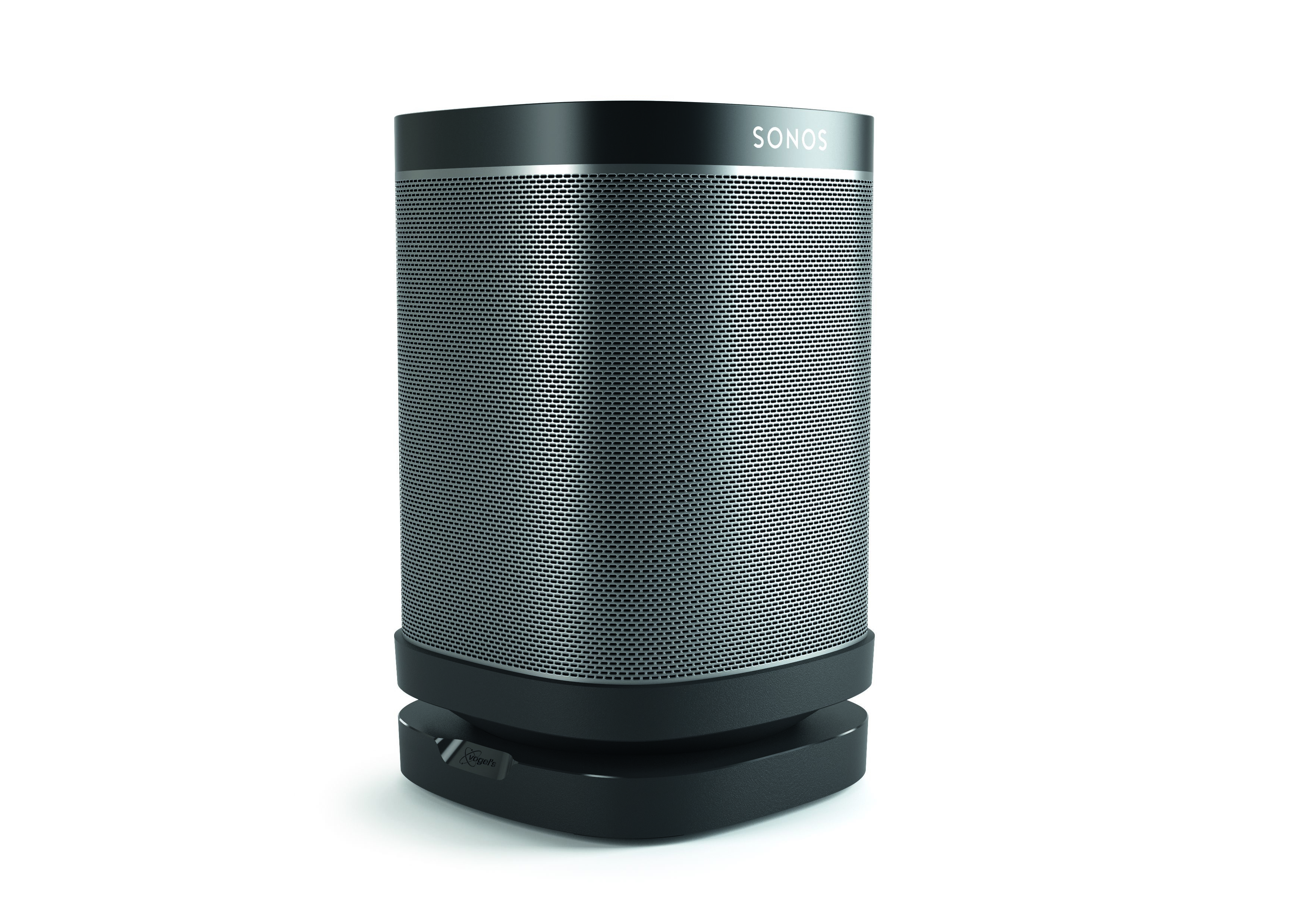 Soporte de mesa para altavoces - Vogel's Sound 4113, Para Sonos Play1 & Play3, Negro