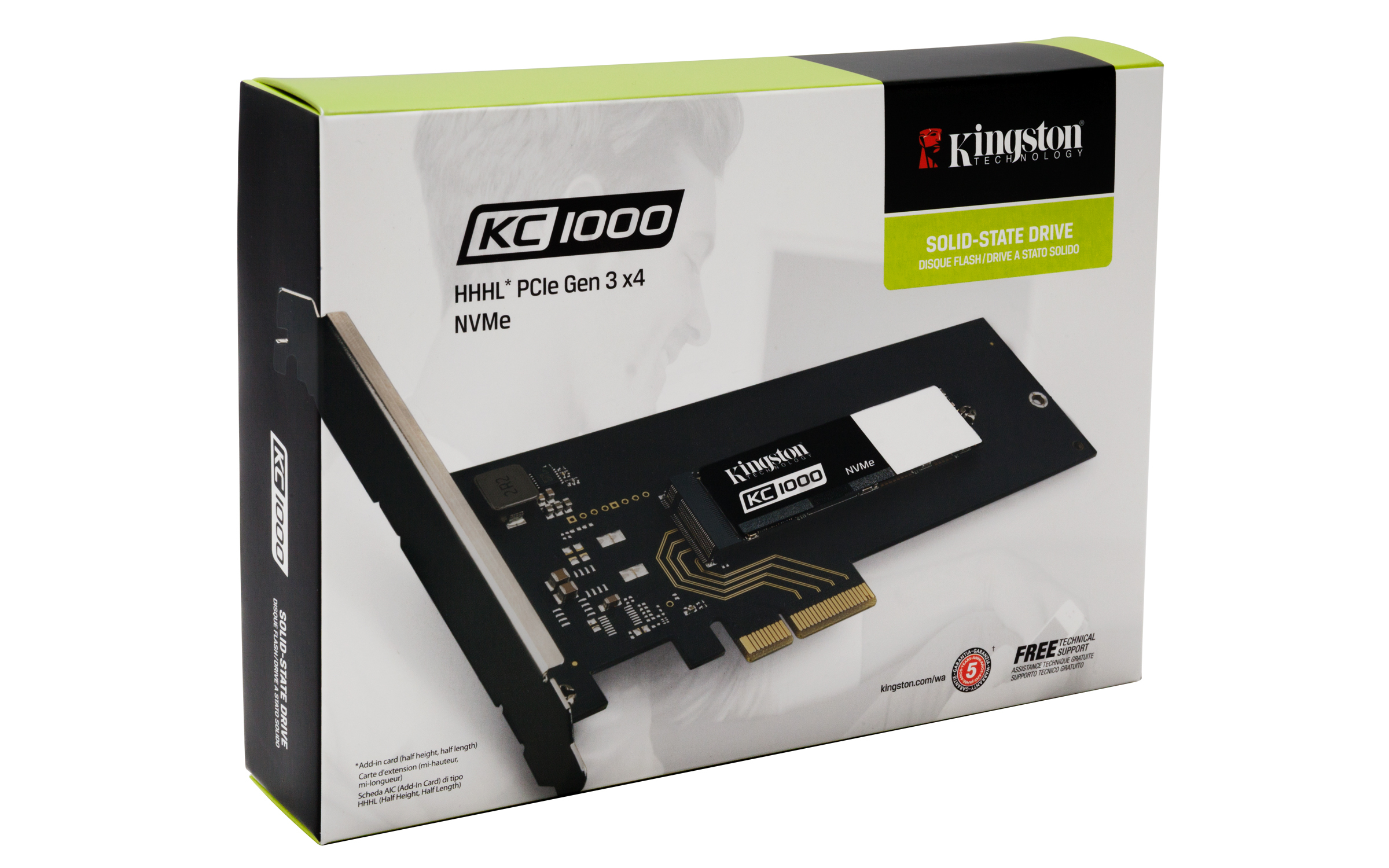 Disco SSD - KINGSTON, KC1000, 240GB, NVME, PCIE