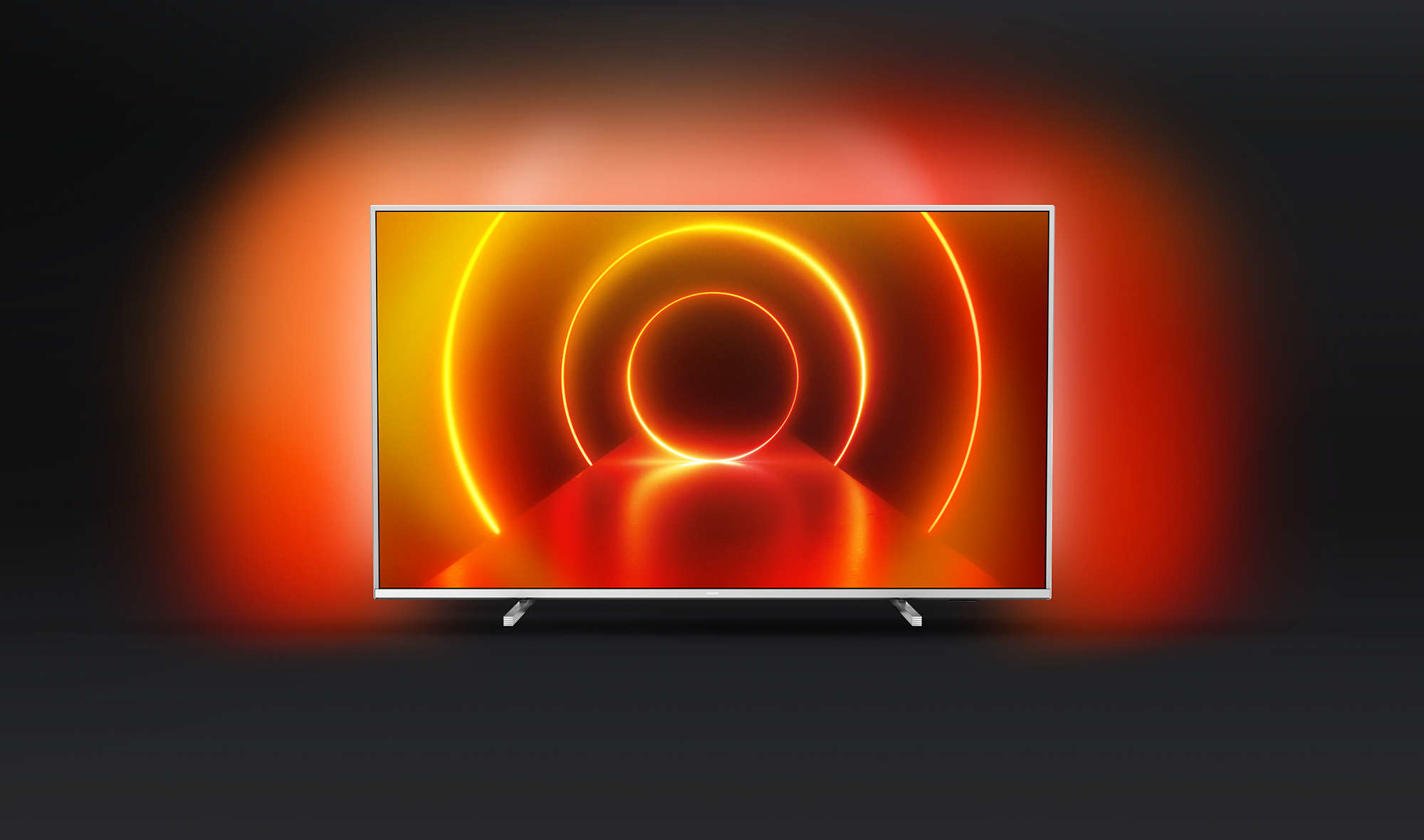 TV LED 43" - Philips 43PUS7855/12, UHD 4K, 3840 x 2160, HDMI, USB, HDR+, Dolby Atmos, Plata