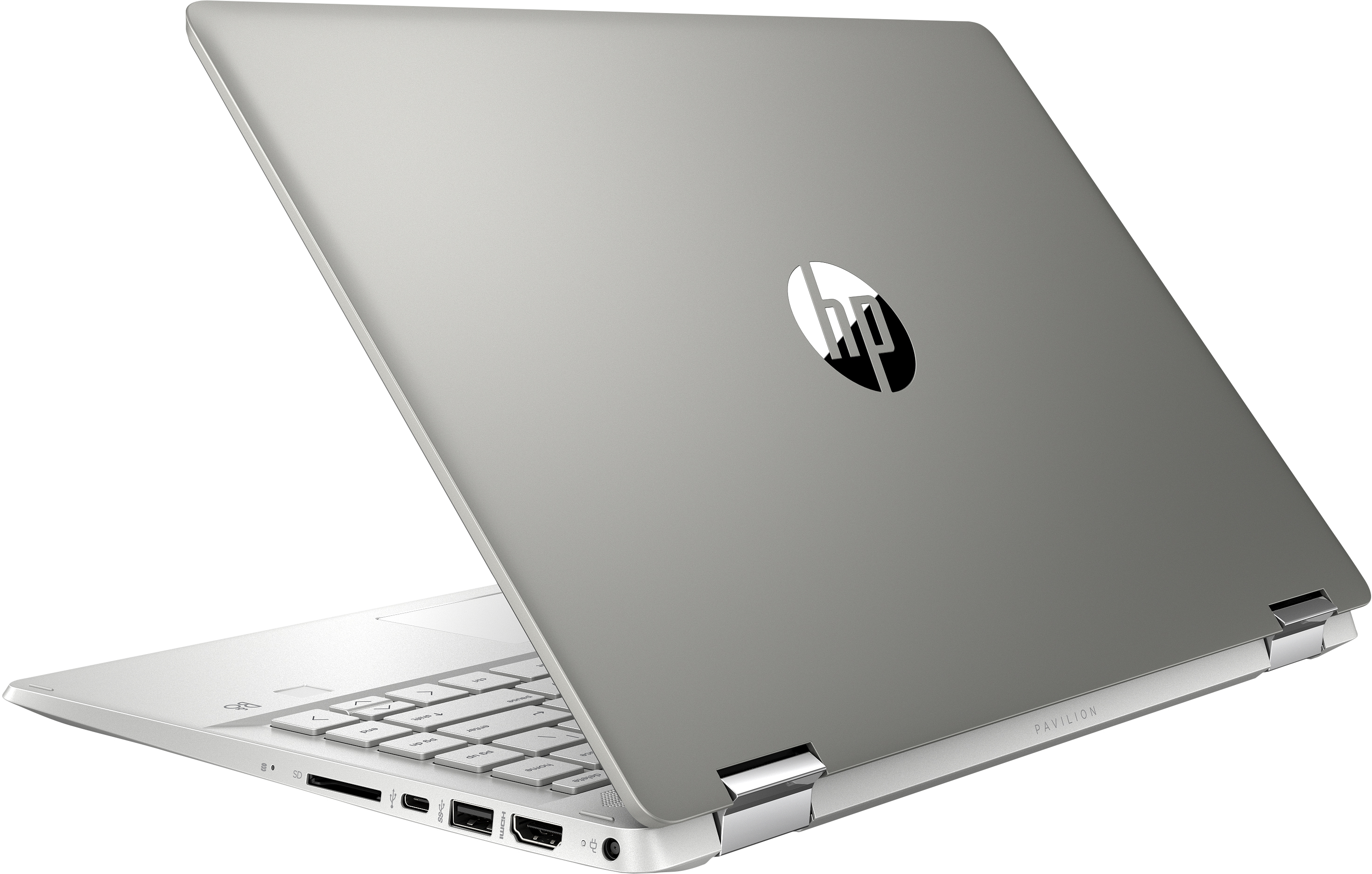 Convertible 2 en 1 - HP Pavilion x360 14-dh1023ns, 14", Intel® Core™ i3-10110U, 8 GB, 512 GB, W10, Plata