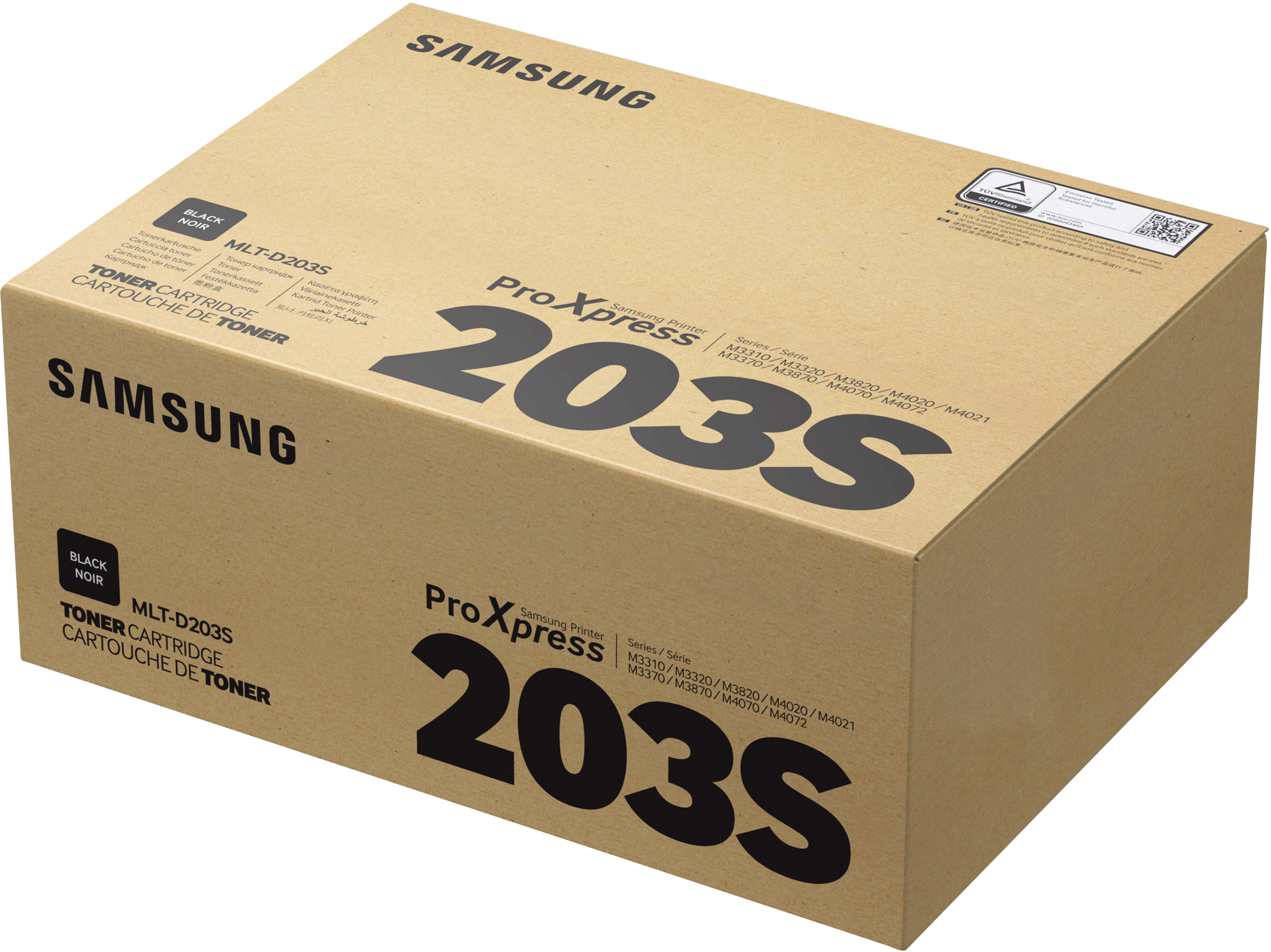 Tóner - HP, MLT-D203S, Negro