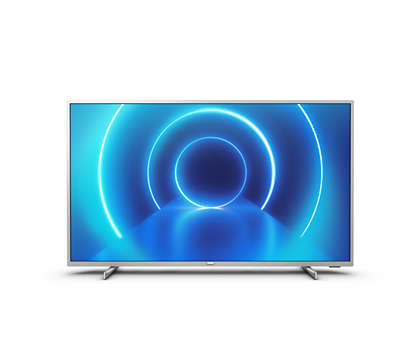 TV LED 50" - Philips 50PUS7555/12, UHD 4K, Smart TV, P5, Sonido AI, Dolby Atmos, Modo nocturno, Plata
