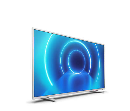 TV LED 50" - Philips 50PUS7555/12, UHD 4K, Smart TV, P5, Sonido AI, Dolby Atmos, Modo nocturno, Plata