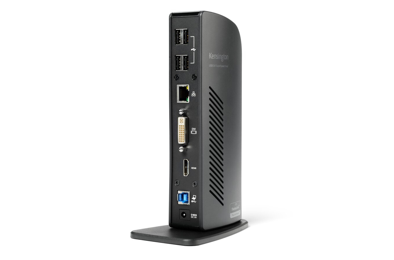 Base de carga - Kensington sd3500v, USB 3.0, Gigabit Ethernet, color negro