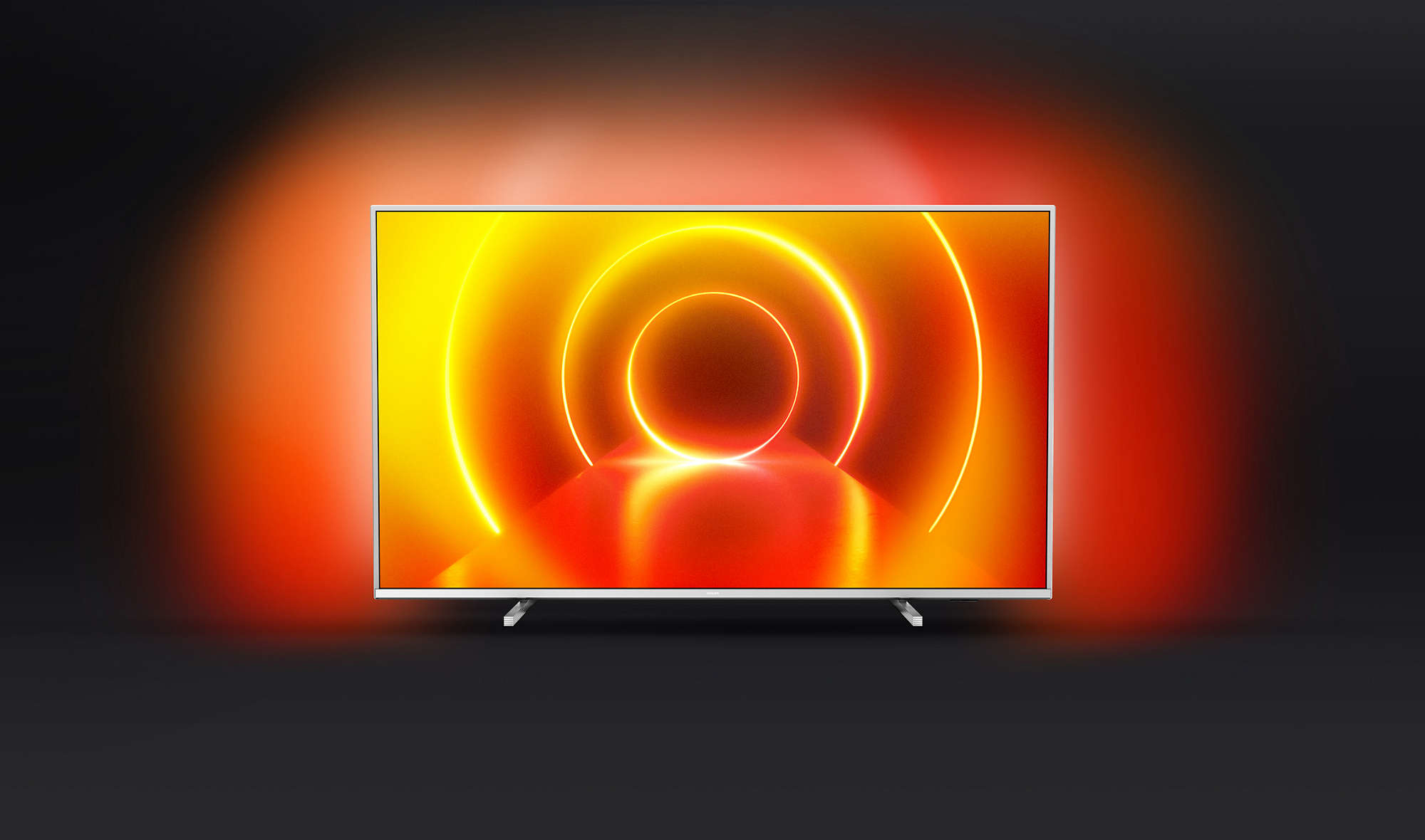 TV LED 50" - Philips 50PUS7855/12, UHD 4K, 3840 x 2160, HDMI, USB, HDR+, Dolby Atmos, A, Plata