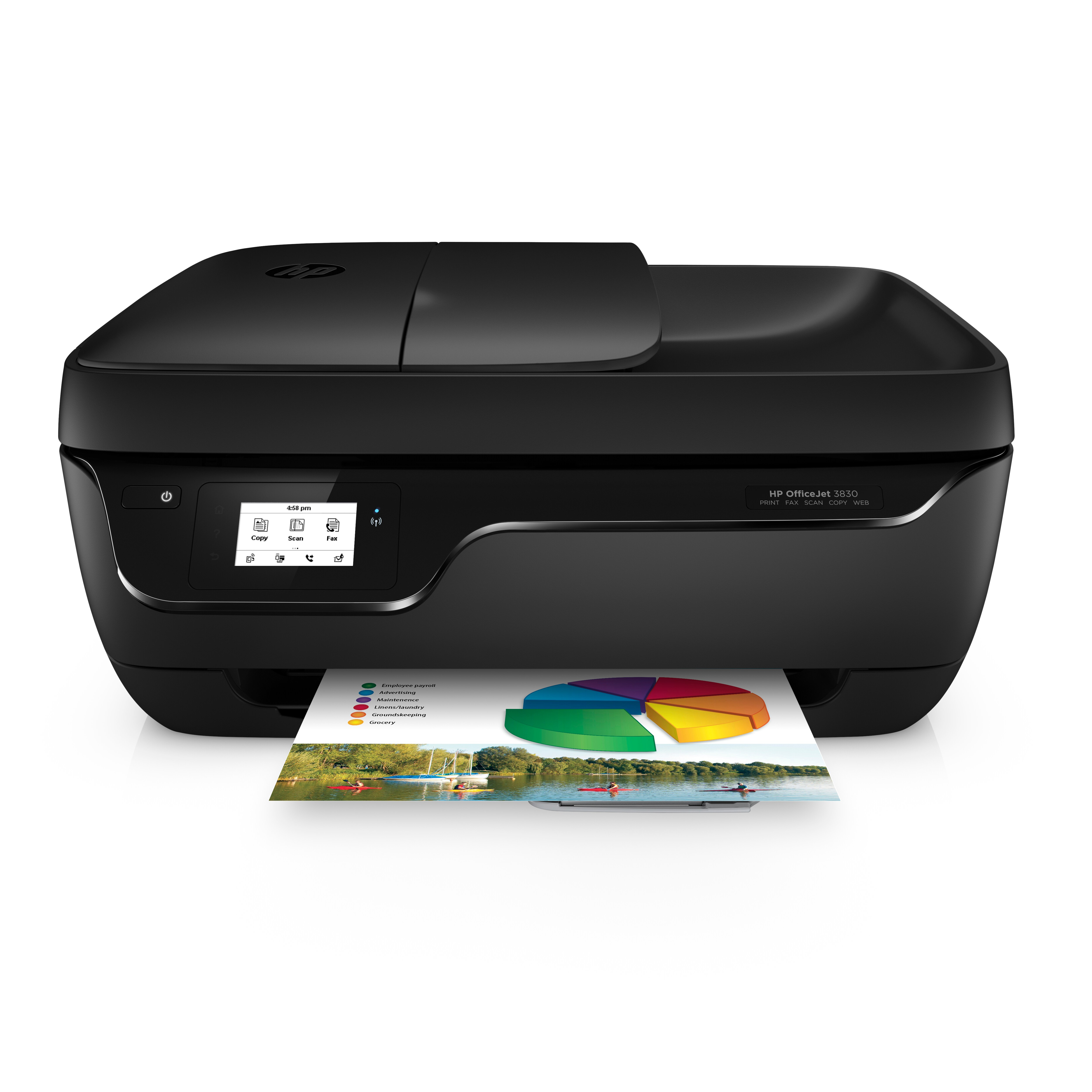 Impresora multifunción tinta - HP OfficeJet 3835, 1200 x 1200 DPI