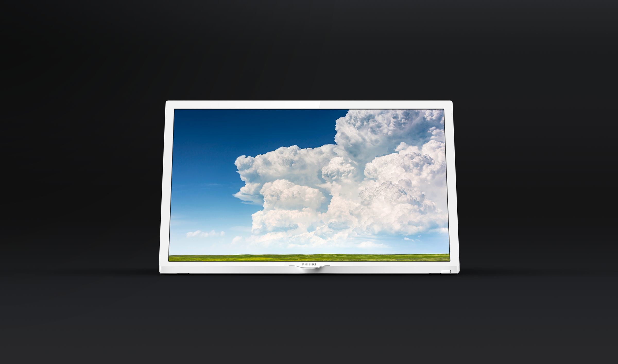 TV LED 24" - Philips 24PHS4354, HD Ready, Sintonizador Satélite, Pixel Plus HD, TDT 2, HDMI, Blanco