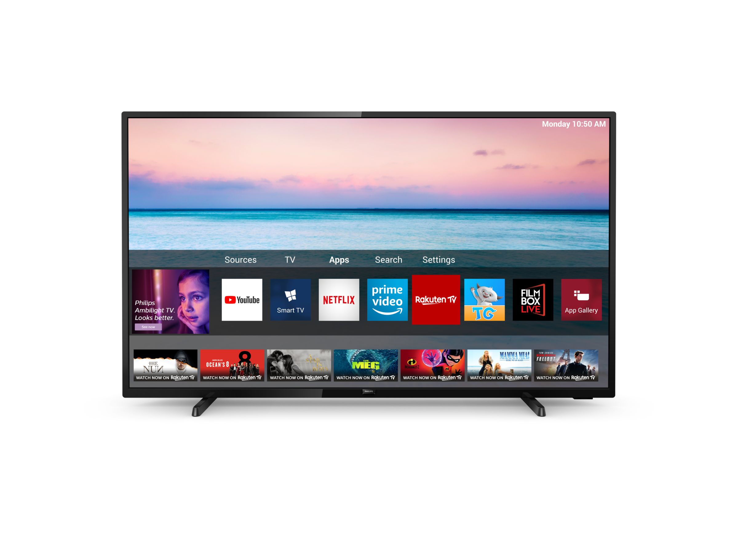 TV LED 43" - Philips 43PUS6504, UHD 4K, HDR 10+, Dolby Vision&Atmos, Smart TV, Panel 10 bits