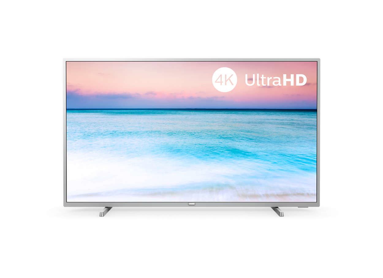 TV LED 65" - Philips 65PUS6554, UHD 4K, 3840x2160, Quad Core, HDMI, USB, Satélite Common Interface, A+