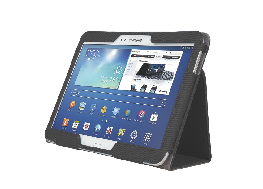 Funda para Galaxy Tab 3 de 10.1 pulgadas - Kensington Comercio, función soporte, color negro