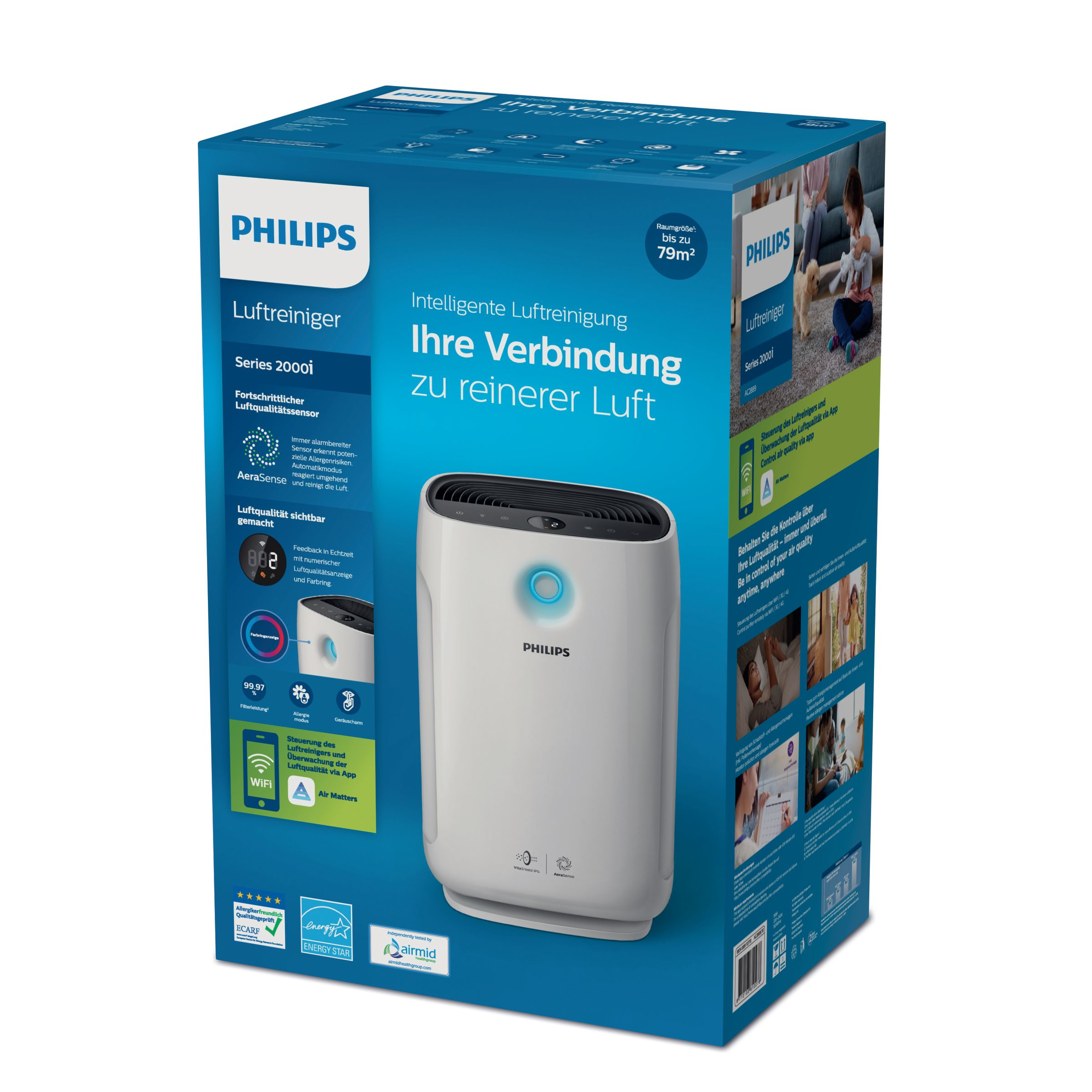 PHILIPS Luchtreiniger Series 2000I (AC2889/10)