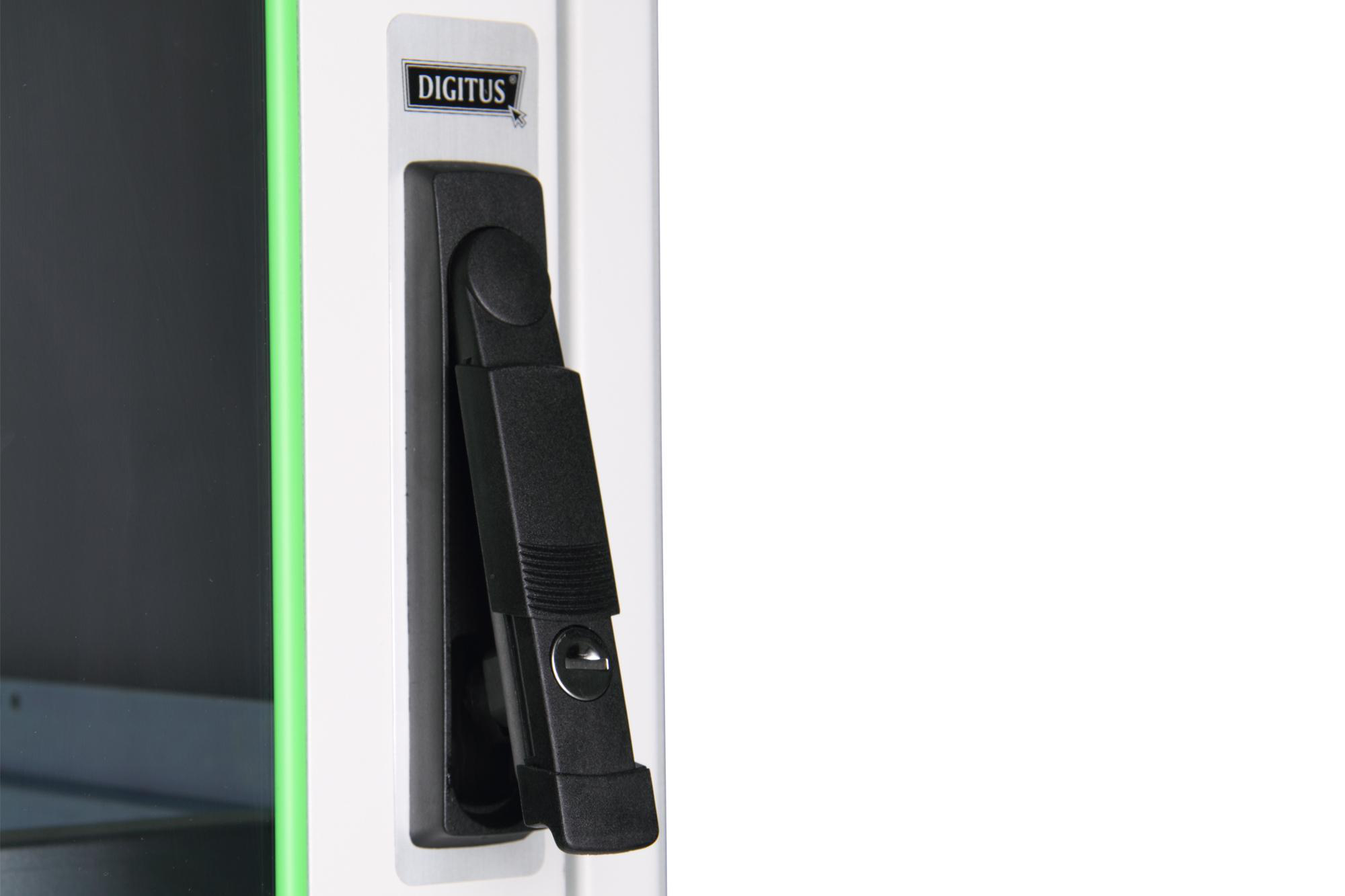 DIGITUS DN-19 22U-6/8-D, lichtgrau, RAL 7035