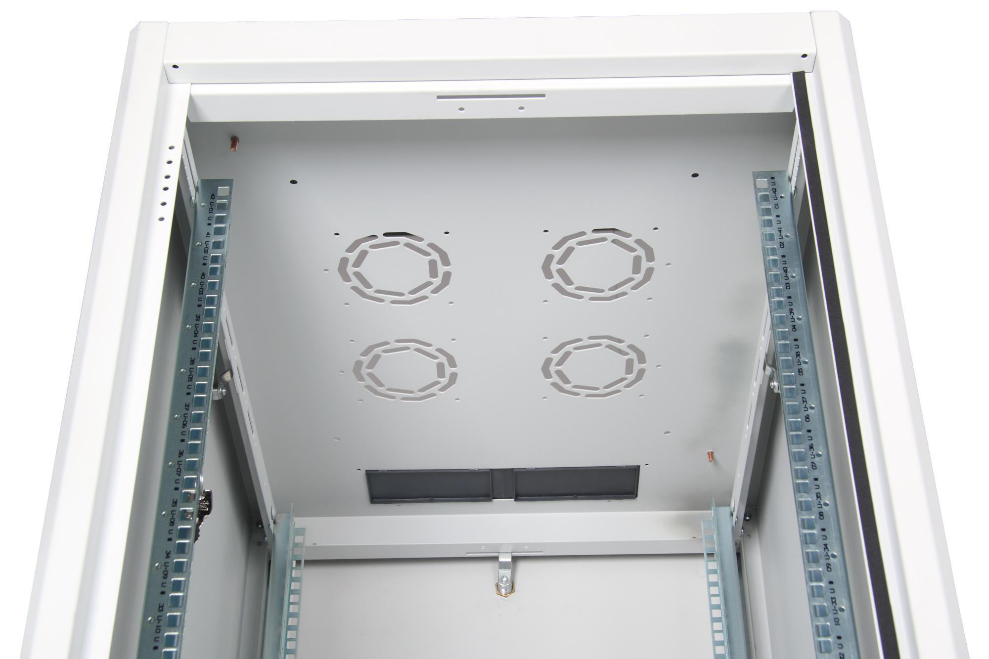 DIGITUS DN-19 22U-6/8-D, lichtgrau, RAL 7035