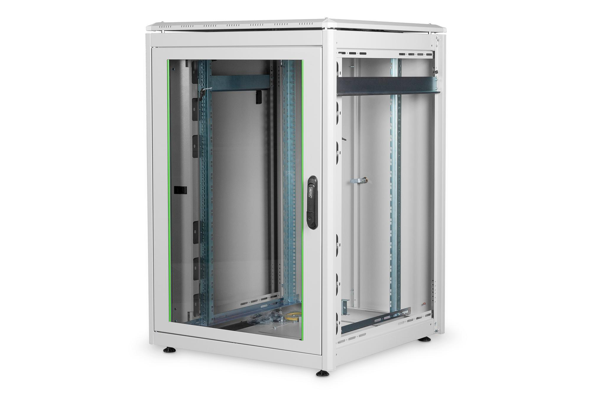 DIGITUS DN-19 22U-8/8-1, Lichtgrau, RAL 7035