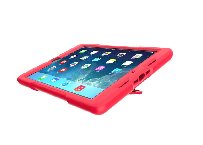 Funda para Tablet - Kensington, FUND.2ND D - IPAD AIR-ROJA Negro BELT