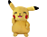 TOMY Pokémon: Pikachu (35 cm) - Plüschfigur (Mehrfarbig)