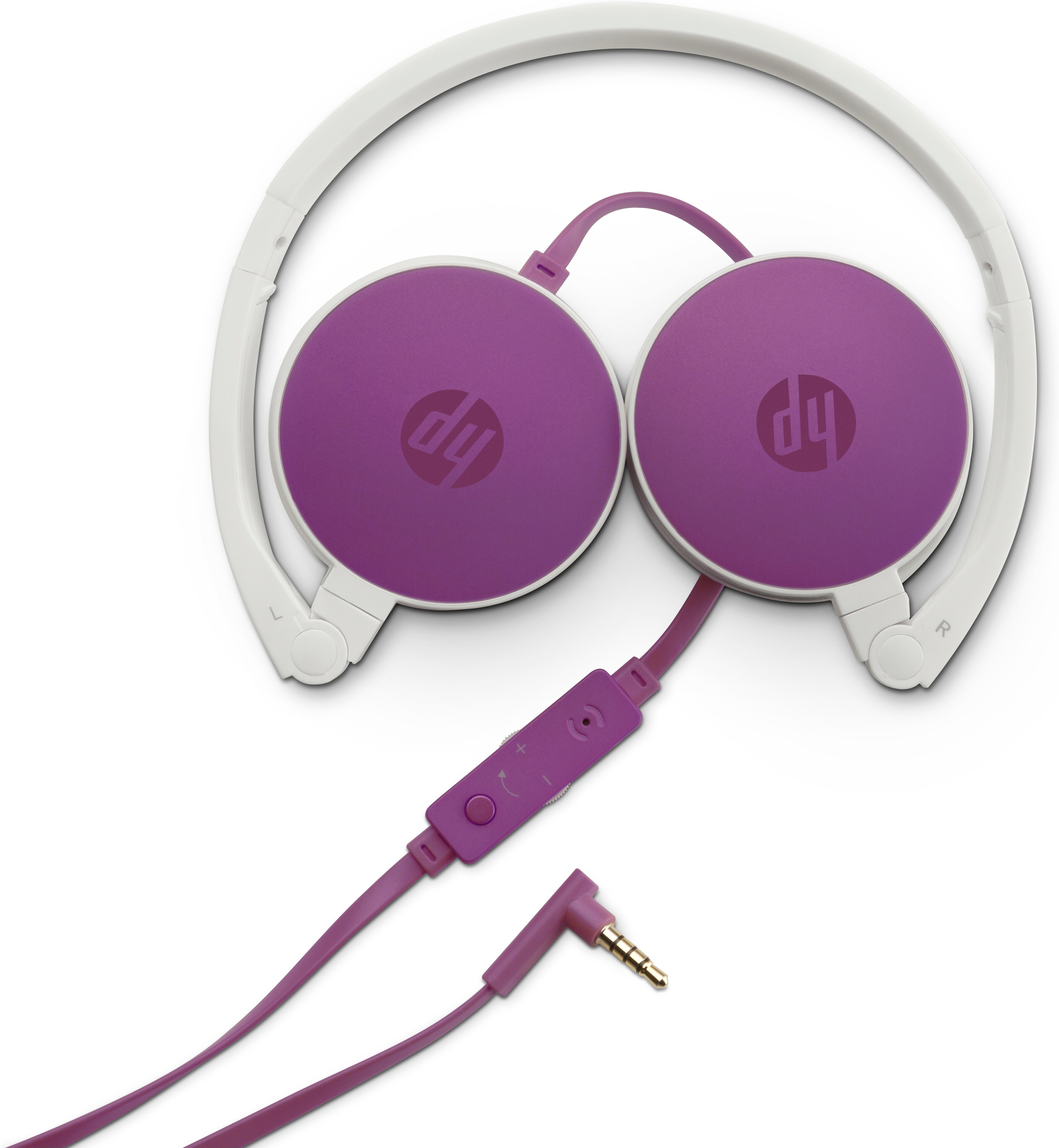 HP H2800 Purple Headset Binaurale Diadema Púrpura auricular con micrófono