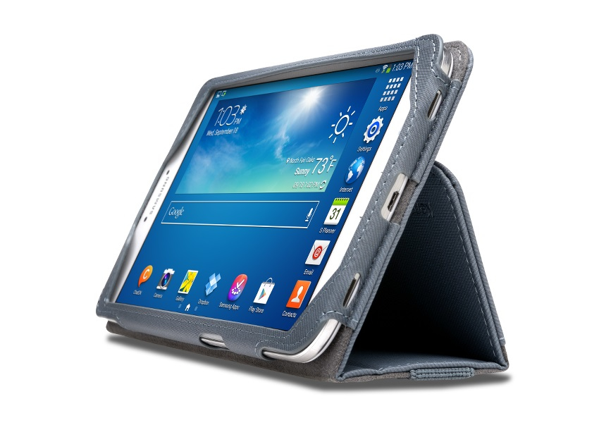 Funda  libro - Kensington Portafolio para Samsung Galaxy Tab 3 8.0, Gris pizarra