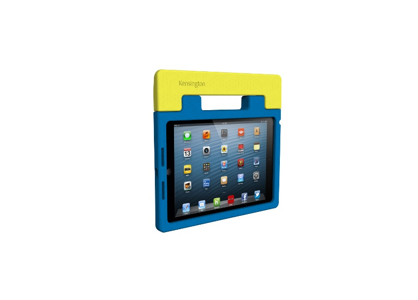 Funda para Ipad - Kensington, SAFEGRIP RUGGED CASE AND STAND IPAD AIR (Azul PURP