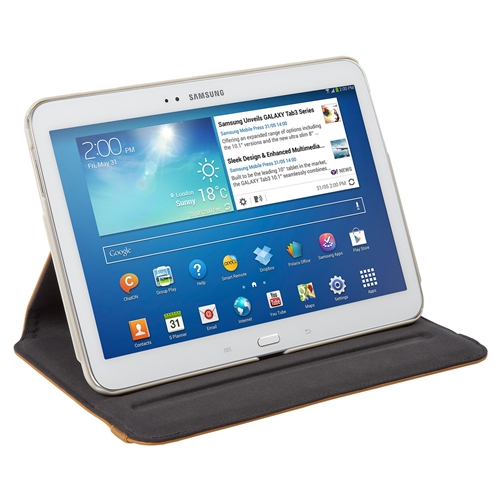 Funda para Tablet - Targus, VERSAVU SLIM2 SAMSUNG TAB10.1 BROWN
