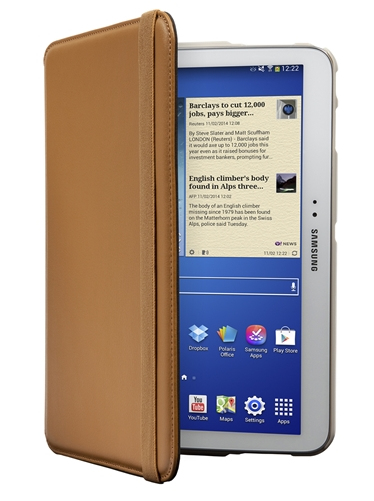 Funda para Tablet - Targus, VERSAVU SLIM2 SAMSUNG TAB10.1 BROWN