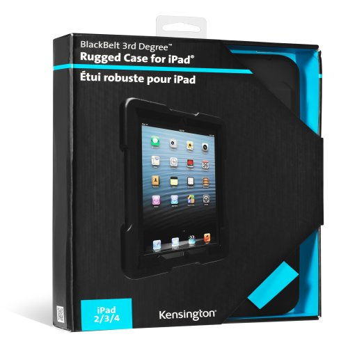 Funda - Kensington,  BELT.IPAD2/34.2, Funda antigolpes, Negro